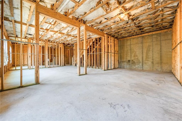 miscellaneous room featuring concrete flooring