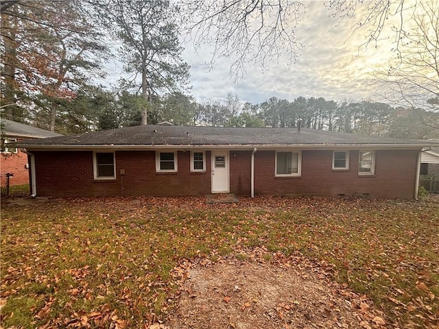 view of back of property