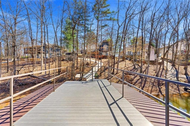 view of deck