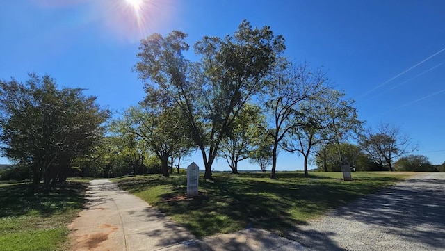 view of road