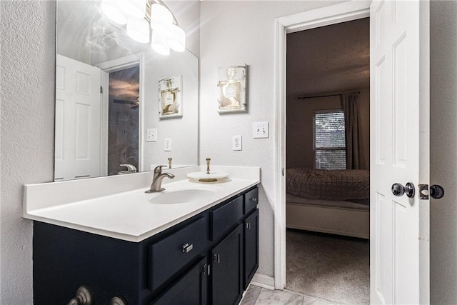 115 Winding River Dr Unit B, Atlanta, GA 30350 - bathroom with vanity and a textured wall