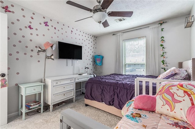 115 Winding River Dr Unit B, Atlanta, GA 30350 - bedroom featuring light carpet and ceiling fan