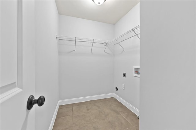 120 Daniel Creek Ln, Sugar Hill, GA 30518 - washroom featuring hookup for an electric dryer, hookup for a washing machine, and tile patterned floors