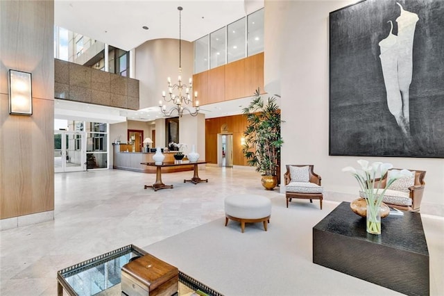 2881 Peachtree Rd NE Unit 1202, Atlanta, GA 30305 - lobby featuring a high ceiling