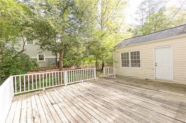 70 Mount Paran Rd NE, Atlanta, GA 30342 - view of wooden deck