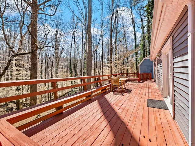 2466 Thrasher Rd, Buford, GA 30519 - view of wooden deck
