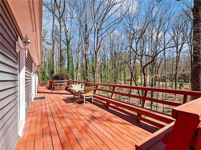 2466 Thrasher Rd, Buford, GA 30519 - view of wooden deck