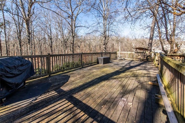 5479 Dorsett Shoals Rd, Douglasville, GA 30135 - view of wooden terrace