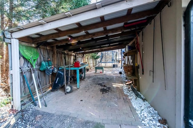 5479 Dorsett Shoals Rd, Douglasville, GA 30135 - view of parking with a trampoline