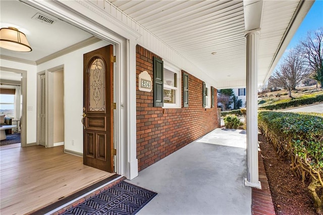 view of patio / terrace featuring covered porch