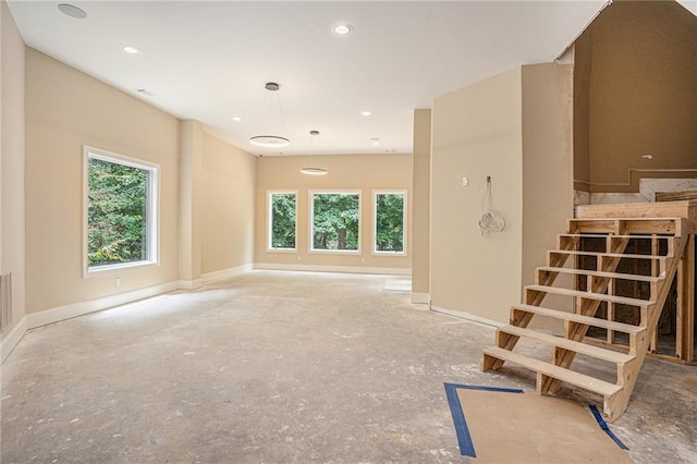 view of unfurnished living room