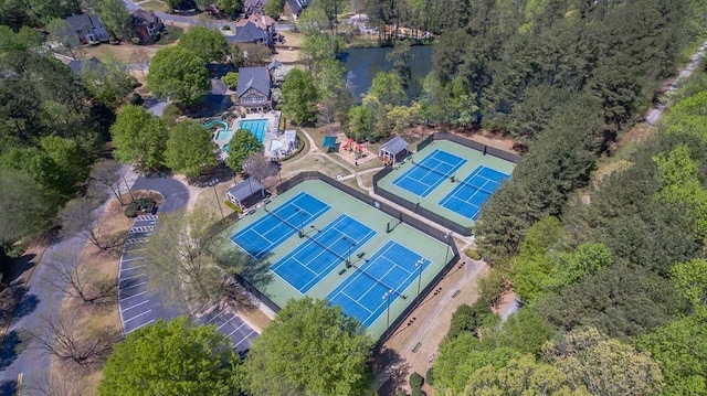 10280 Medridge Cir, Johns Creek, GA 30022 - bird's eye view of a pool