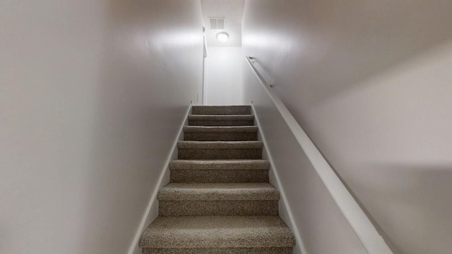 view of stairs