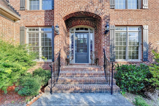 1755 Riverpark Dr, Dacula, GA 30019 - view of exterior entry with brick siding