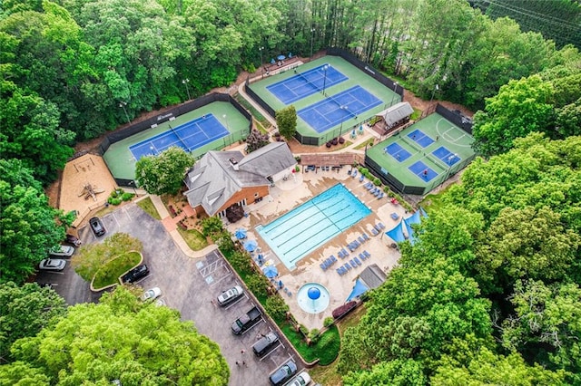 5010 Bonnie Way, Roswell, GA 30075 - drone / aerial view