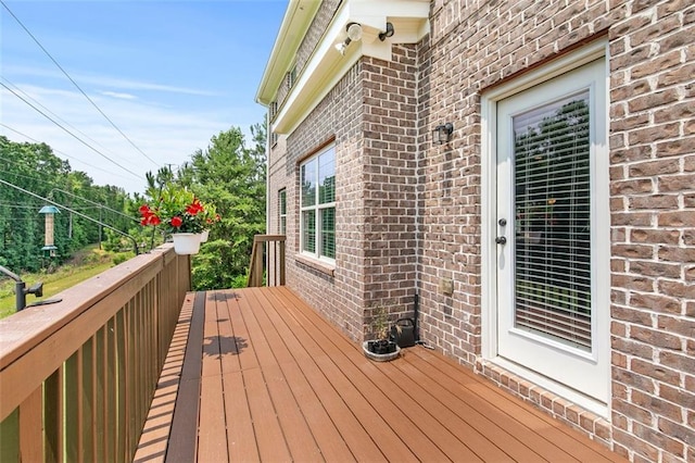 466 Sweet Apple Ln, Buford, GA 30518 - view of wooden deck