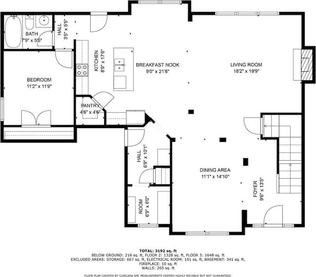 466 Sweet Apple Ln, Buford, GA 30518 - room layout