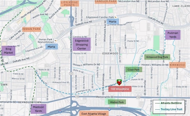map location