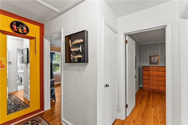 2511 Oak Ave, Tucker, GA 30084 - hallway featuring light wood-type flooring and baseboards