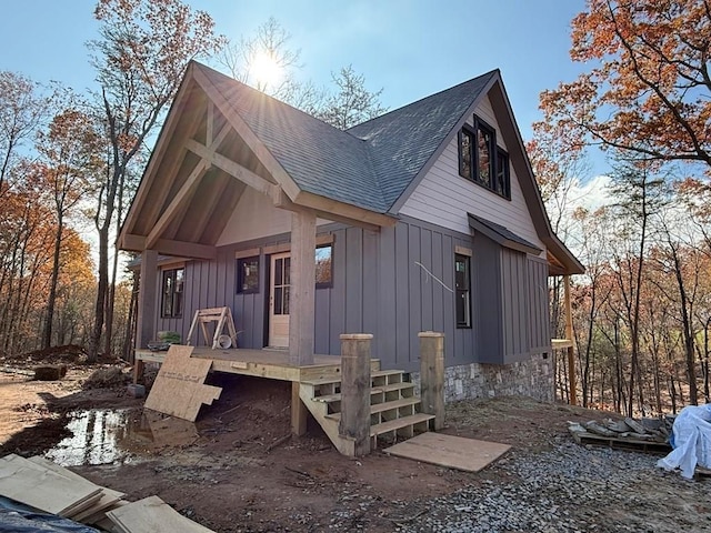 view of front of home