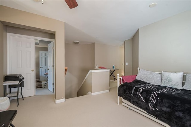 13943 Sunfish Bnd, Alpharetta, GA 30004 - carpeted bedroom with baseboards and ceiling fan