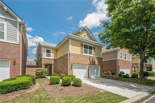 13943 Sunfish Bnd, Alpharetta, GA 30004 - traditional-style house with a garage, board and batten siding, and driveway