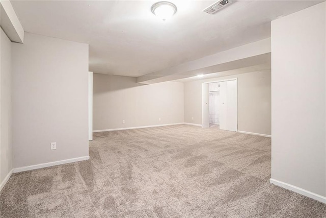 4442 Cedar Ridge Trl, Stone Mountain, GA 30083 - finished below grade area featuring carpet and baseboards