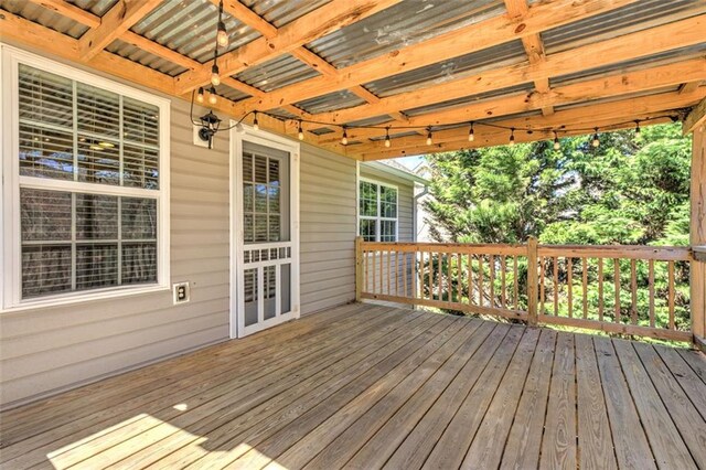 189 Meadow Spring Dr, Temple, GA 30179 - view of wooden terrace