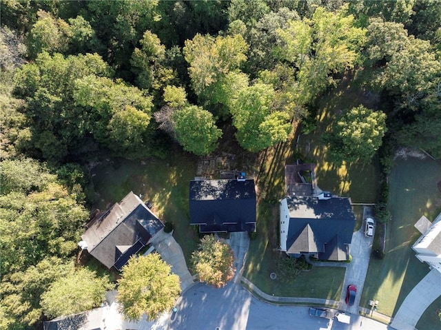 994 Rolling Forest Ln, Lilburn, GA 30047 - bird's eye view of a heavily wooded area