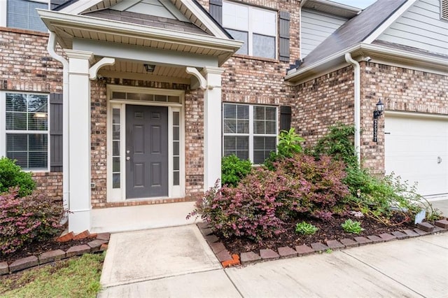 2537 Sori Dr, Buford, GA 30519 - entrance to property with brick siding and an attached garage