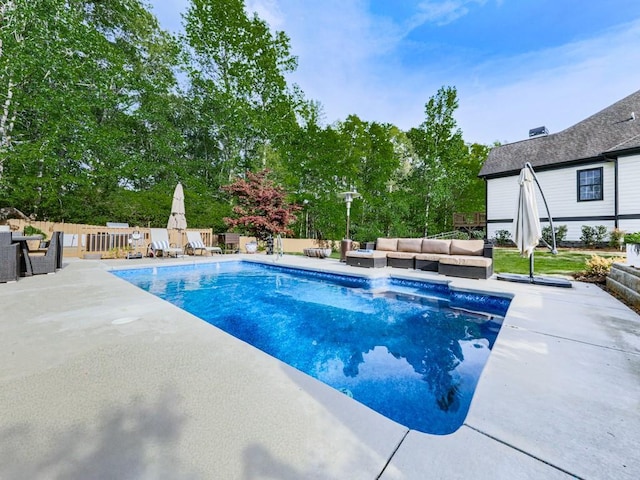 1076 Pinyan Ln, Canton, GA 30115 - view of pool with outdoor lounge area and a patio
