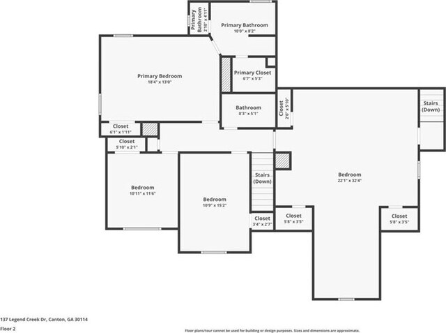 137 Legend Creek Dr, Canton, GA 30114 - floor plan / room layout