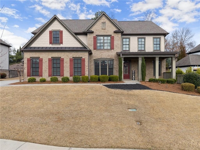 view of front of property featuring a porch