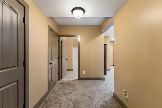 4 Bluff Ct, Cartersville, GA 30120 - hall with light colored carpet and light tile patterned floors