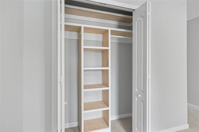 view of closet