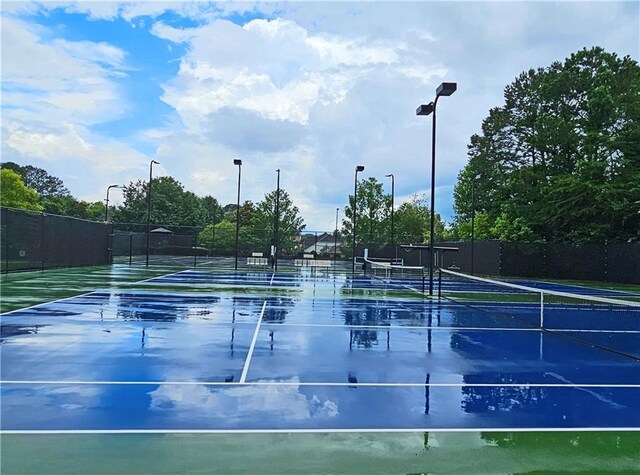 215 Settindown Ct, Roswell, GA 30075 - view of tennis court