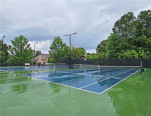 215 Settindown Ct, Roswell, GA 30075 - view of tennis court