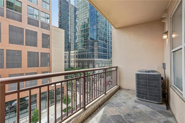 1101 Juniper St NE Unit 415, Atlanta, GA 30309 - balcony with central air condition unit
