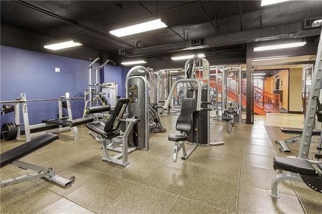 1101 Juniper St NE Unit 415, Atlanta, GA 30309 - view of gym