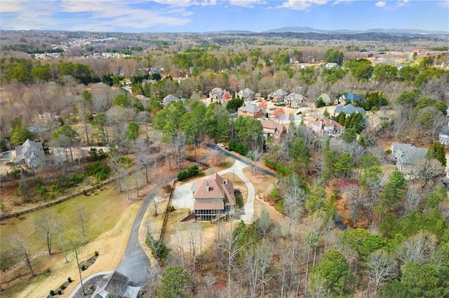 aerial view of property and surrounding area