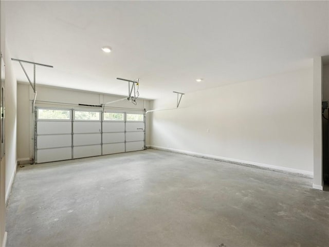 246 W Midland Ave, Winder, GA 30680 - garage with baseboards and recessed lighting