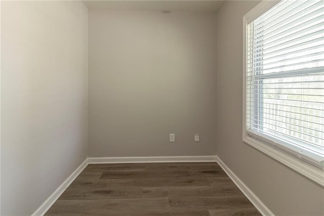 3821 Paul Samuel Rd NW, Kennesaw, GA 30152 - empty room with baseboards and dark wood finished floors