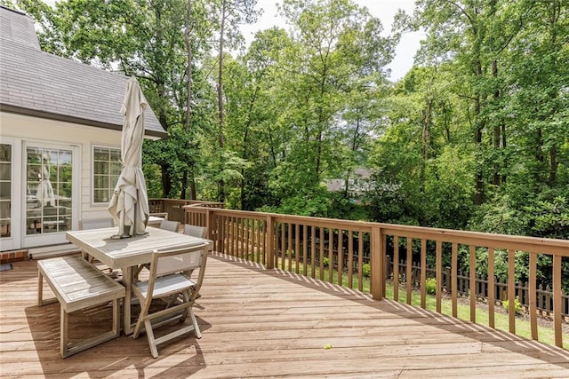 3707 Dunwoody Club Dr, Atlanta, GA 30350 - deck featuring outdoor dining space