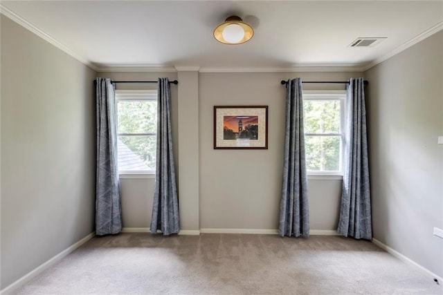 3707 Dunwoody Club Dr, Atlanta, GA 30350 - carpeted empty room with healthy amount of natural light, ornamental molding, and baseboards