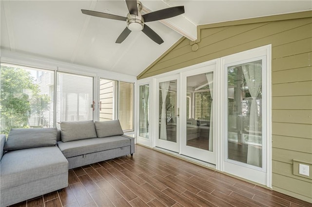 875 Soaring Cir, Marietta, GA 30062 - sunroom with french doors, wooden walls, and wood finished floors