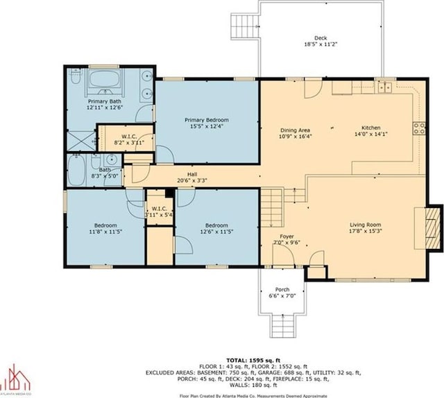 48 Saddle Field Cir NW, Cartersville, GA 30121 - property floor plan