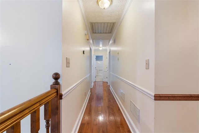 48 Saddle Field Cir NW, Cartersville, GA 30121 - corridor with attic access and wood-type flooring