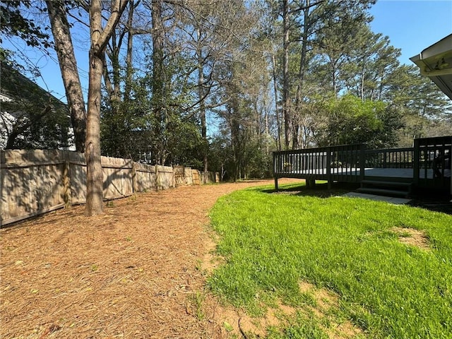 3210 Ebenezer Rd, Marietta, GA 30066 - view of yard with a deck