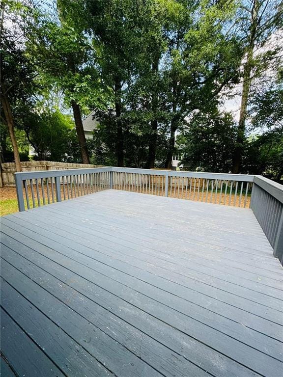 3210 Ebenezer Rd, Marietta, GA 30066 - wooden deck with a fenced backyard