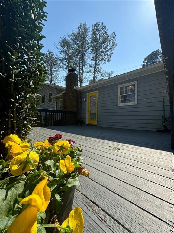 3210 Ebenezer Rd, Marietta, GA 30066 - view of wooden deck